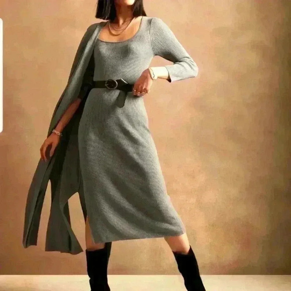 Banana Republic Scoop-Neck Midi Dress - Picture 13 of 14